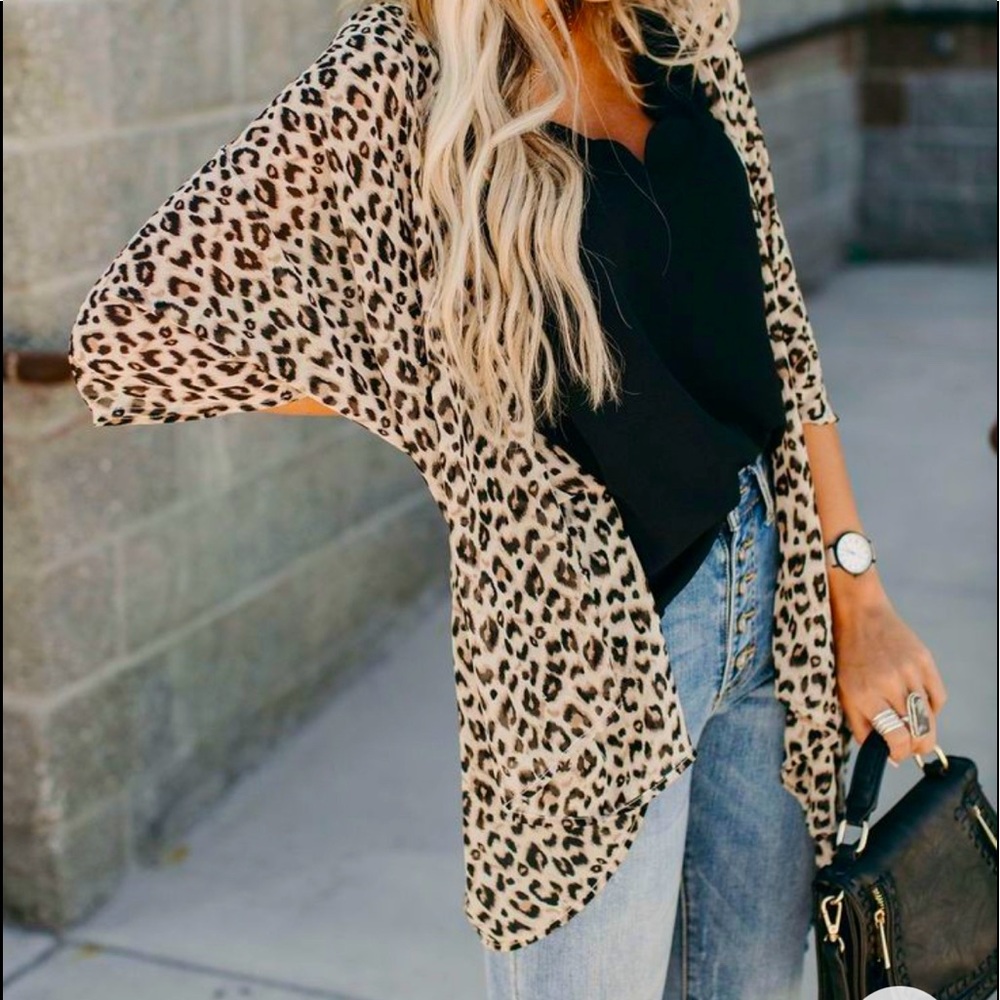 Mindy Mae Market Leopard Duster